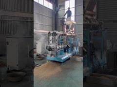 Máy làm thức ăn nổi trục vít đôi Máy làm thức ăn viên cho cá con