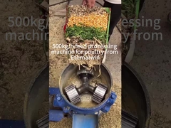 500kg/h Máy xay hạt thức ăn động vật Máy chế biến thức ăn