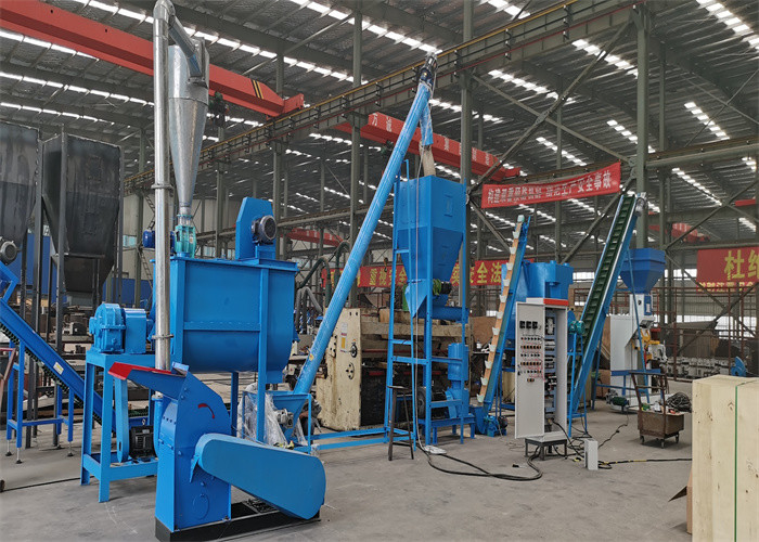 Dây chuyền sản xuất thức ăn chăn nuôi khuôn phẳng 1t/h, 2t/h cho thức ăn gia súc gia súc dê thỏ dây chuyền sản xuất thức ăn viên gia cầm