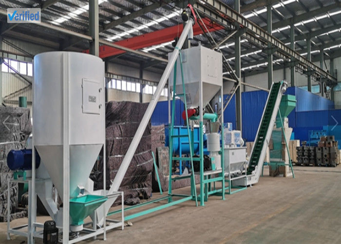 Dây chuyền tạo viên thức ăn chăn nuôi tùy chỉnh với hướng dẫn lắp đặt của kỹ sư và nguồn điện 380V/50Hz/3Phase