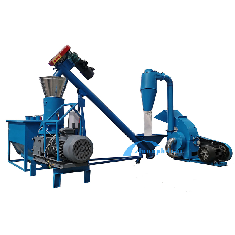 250 ~ 500kg / h con lăn xoay máy nghiền viên gỗ nhiên liệu sinh học rơm mùn cưa làm viên để sưởi ấm tại nhà 1 bảo hành