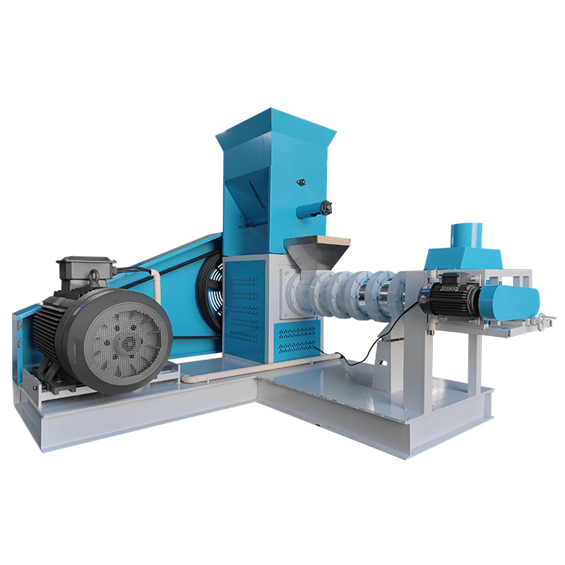 Máy làm thức ăn cho chó 200-300kg/h cá da trơn Máy ép viên thức ăn cho cá nổi với bảo hành 1 năm
