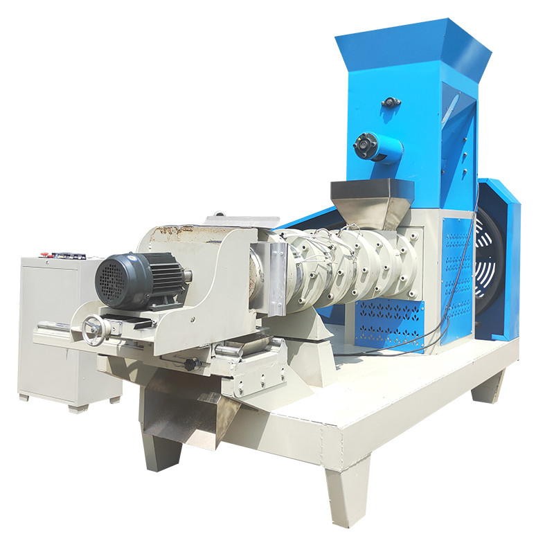 Máy làm thức ăn cho chó 200-300kg/h cá da trơn Máy ép viên thức ăn cho cá nổi với bảo hành 1 năm