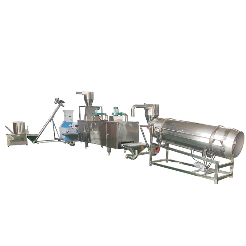 Dây chuyền sản xuất thức ăn viên thức ăn chăn nuôi 5,5kw Dây chuyền sản xuất thức ăn gia cầm cá nổi
