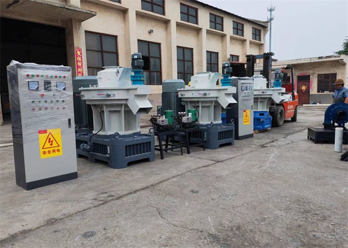 Máy ép viên sinh khối vòng thẳng đứng công suất cao máy chế biến mùn cưa gỗ với CE