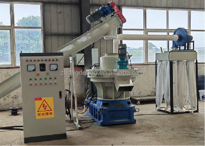 Máy ép viên sinh khối vòng thẳng đứng công suất cao máy chế biến mùn cưa gỗ với CE