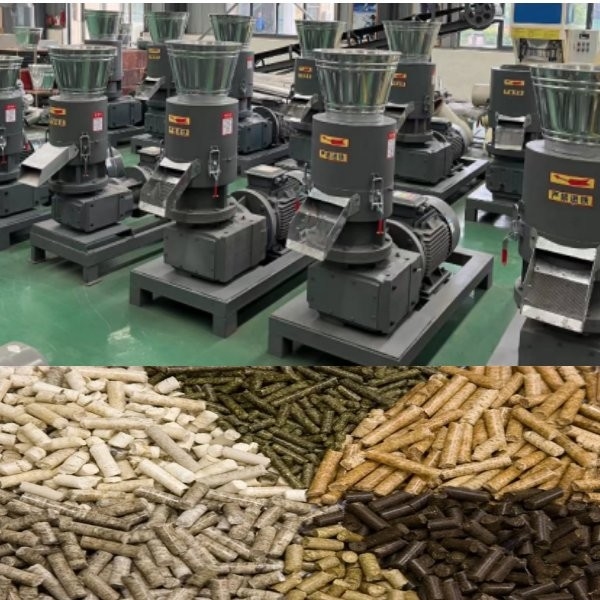 200-500kg mỗi giờ Máy ép viên gỗ mùn cưa Con lăn di chuyển Máy nghiền viên gỗ dùng trong công nghiệp