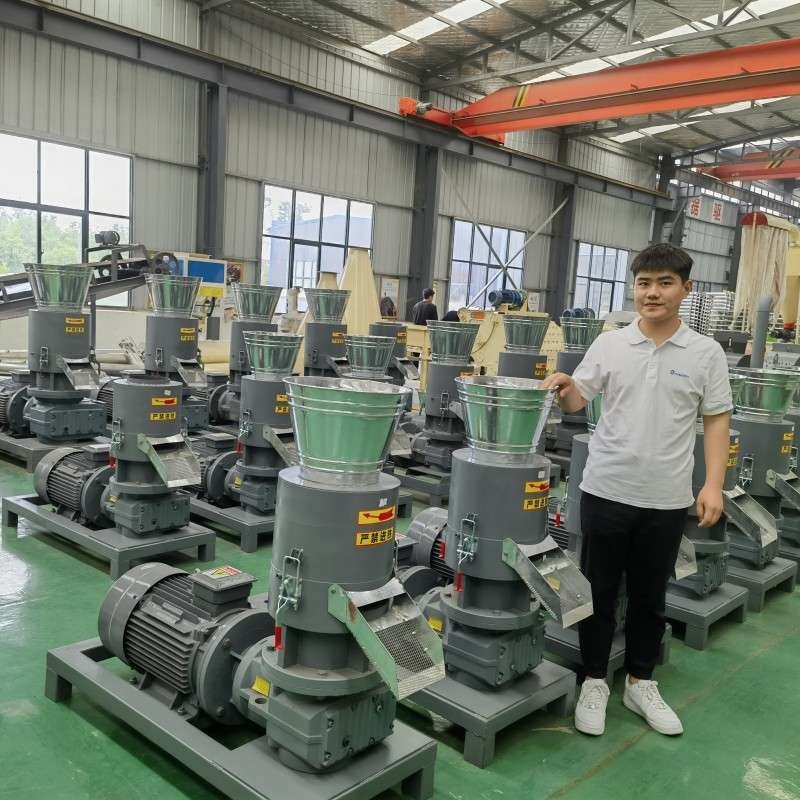 Máy nghiền viên gỗ sinh khối phẳng 300-800kg /H Máy nghiền mùn cưa có chứng chỉ CE