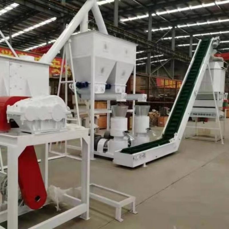 Dây chuyền sản xuất thức ăn viên tiêu chuẩn A1 1-20t / H để chế biến thức ăn chăn nuôi