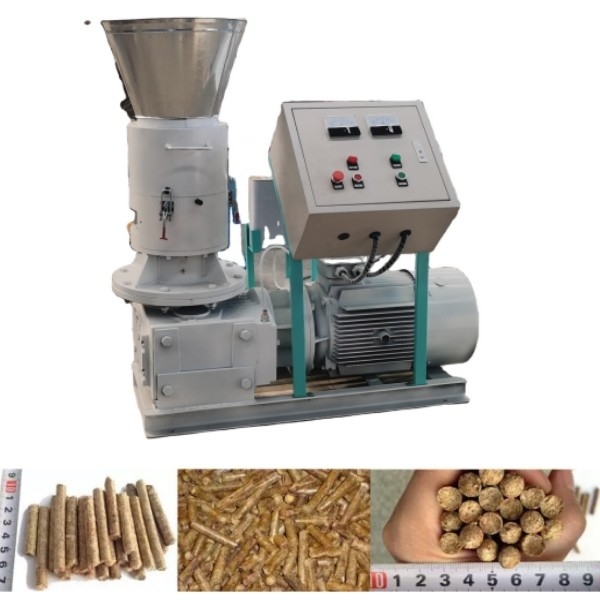 Con lăn di chuyển Máy ép viên mùn cưa sinh khối Máy nghiền viên gỗ để làm viên làm máy ép viên phẳng