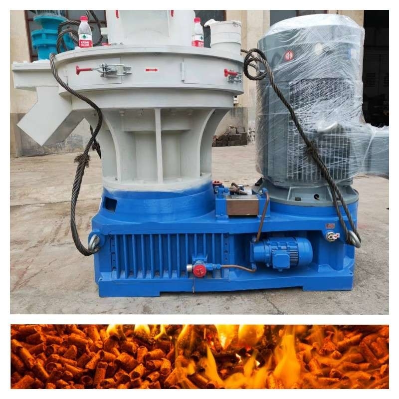 Dây chuyền sản xuất viên sinh khối 55kw Dây chuyền sản xuất viên nén vòng 800-1000kg / H