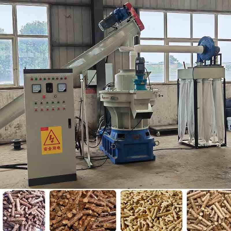 Máy làm viên nhựa cỏ linh lăng sinh khối Máy ép viên trấu mùn cưa 1,5-2 T / H