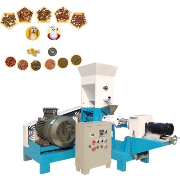 100-500kg/H Công suất Máy đùn thức ăn cho chó cưng Mèo nổi Dây chuyền sản xuất thức ăn cho cá Máy chế biến thức ăn chăn nuôi