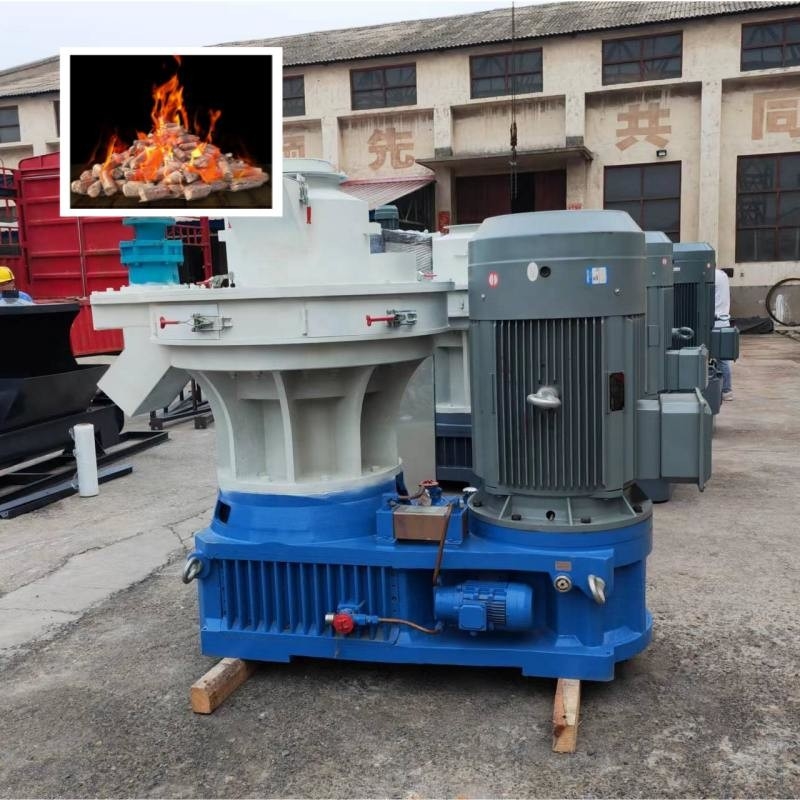 Máy nghiền viên gỗ nhiên liệu sinh học vòng 1t / H cho dăm gỗ Máy ép gỗ thải