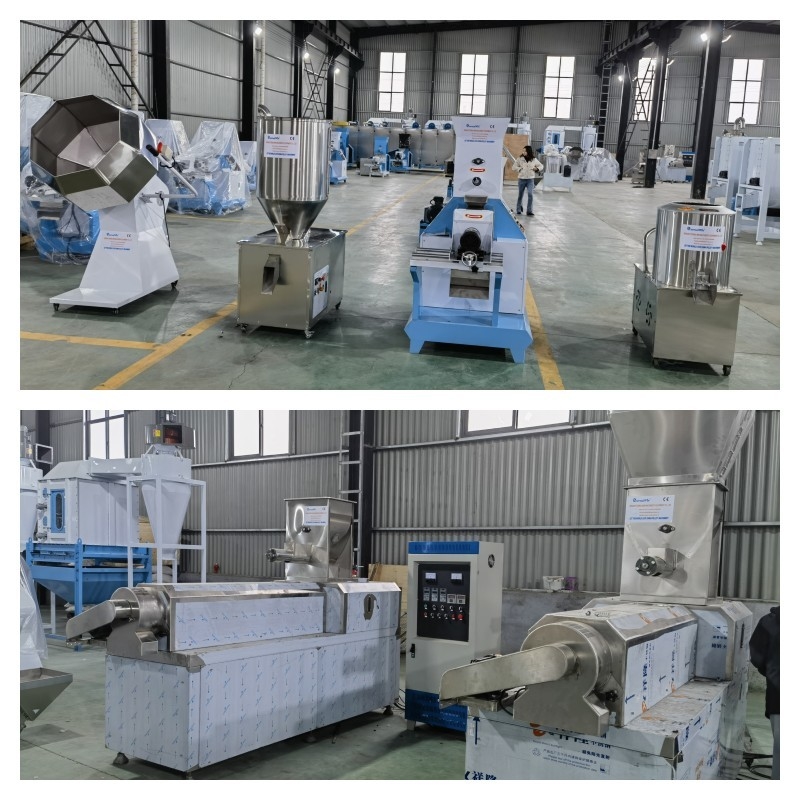Dây chuyền sản xuất thức ăn cho cá nổi bằng thép không gỉ Băng tải trục vít 0,75kw