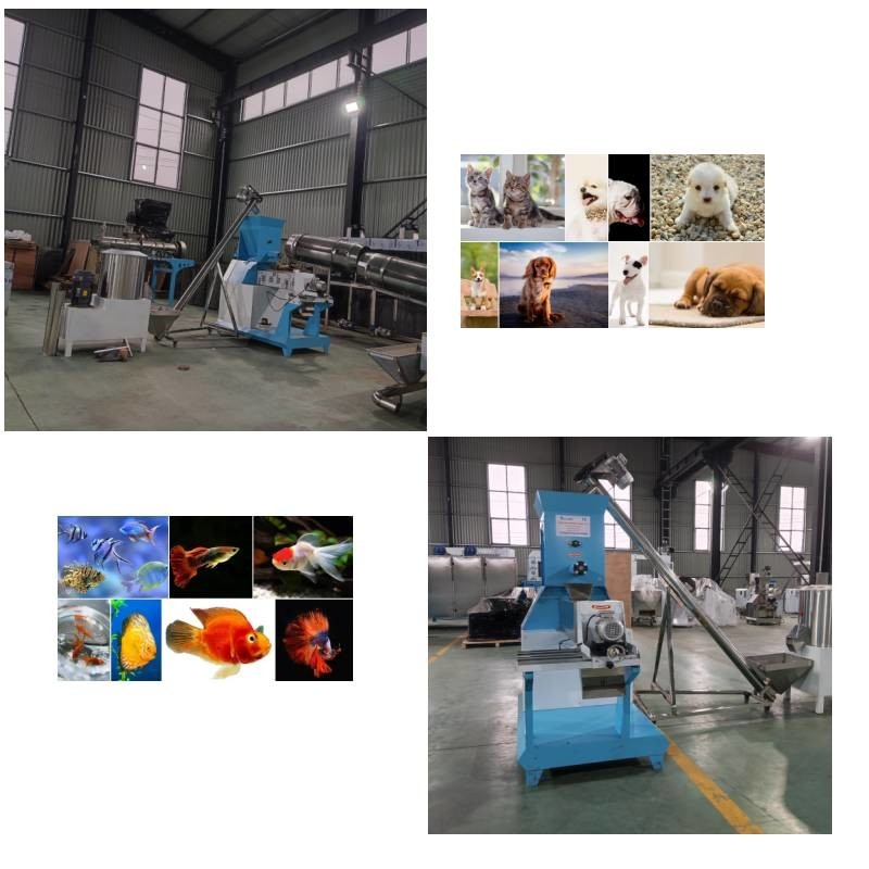 Dây chuyền sản xuất máy đùn thức ăn ép đùn tự động 50 kg / h đến 5000 kg / h
