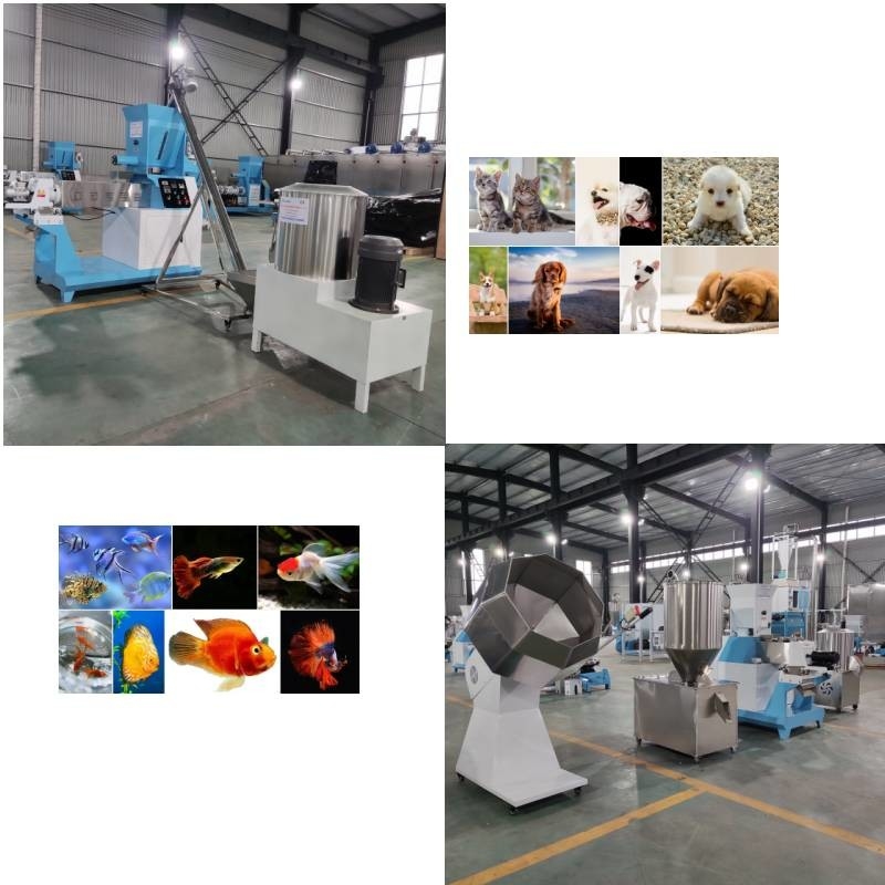 Dây chuyền sản xuất máy đùn thức ăn ép đùn tự động 50 kg / h đến 5000 kg / h