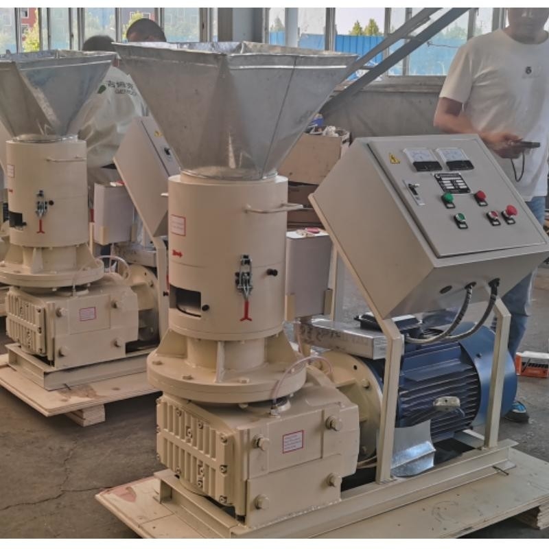 Máy nghiền viên gỗ rơm Máy làm viên nhiên liệu sinh khối trấu 100 - 1000 Kg
