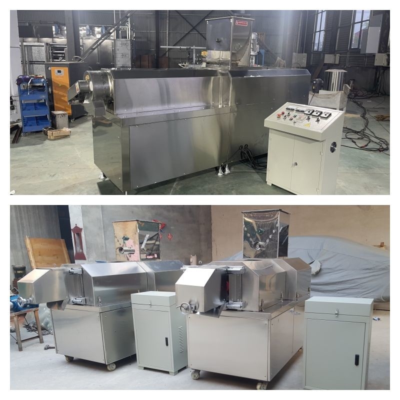 Máy đùn thức ăn cho cá loại khô bằng thép không gỉ Dây chuyền sản xuất thức ăn cho vật nuôi khô 55kw