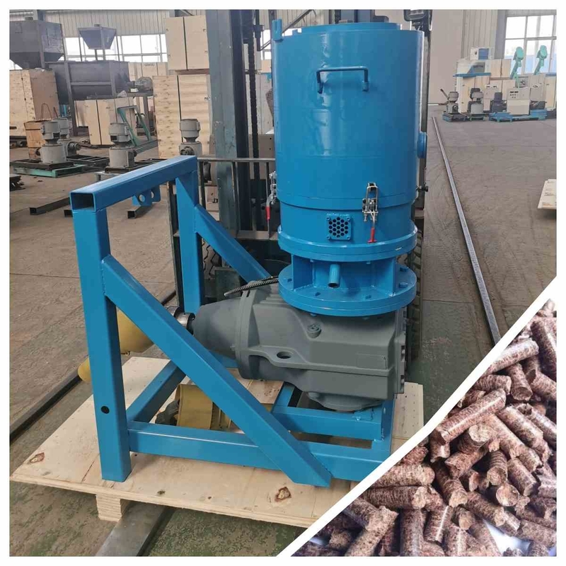 100-800kg / H Máy nghiền viên PTO Máy làm viên cá Mùn cưa Sinh khối nhiên liệu rơm