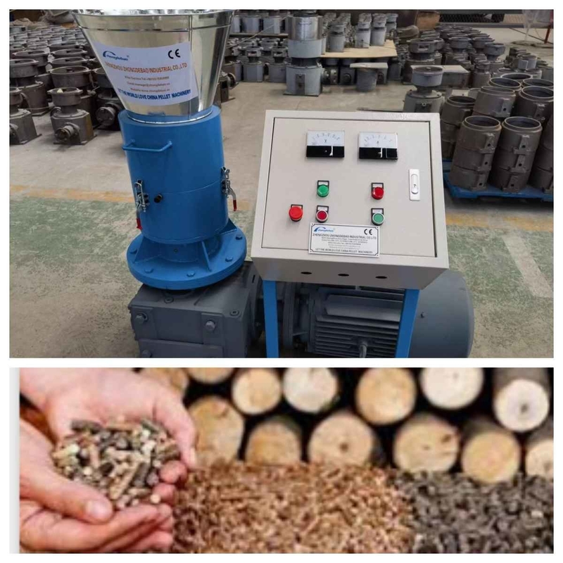 500-1000kg/H Máy nghiền viên PTO 10-80hp Máy tạo viên mùn cưa sinh khối có CE