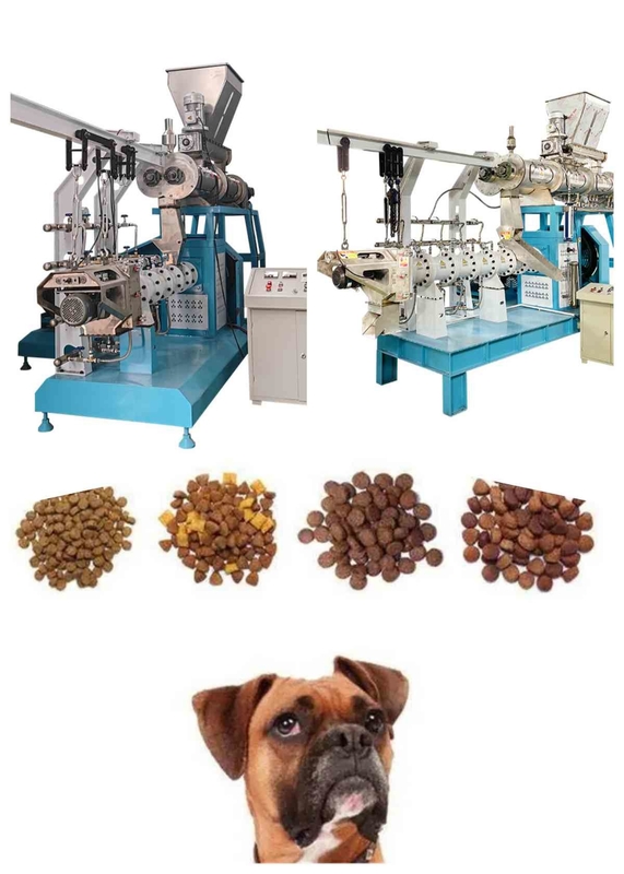 500-1000kg/H Loại khô Máy đùn thức ăn cho cá trục vít đôi Máy nghiền viên thức ăn cho tôm