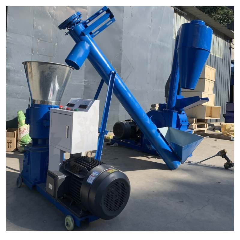 Máy ép viên gỗ phẳng 80-1200kg / H Máy nghiền viên gỗ 2,5-6mm Đốt gỗ