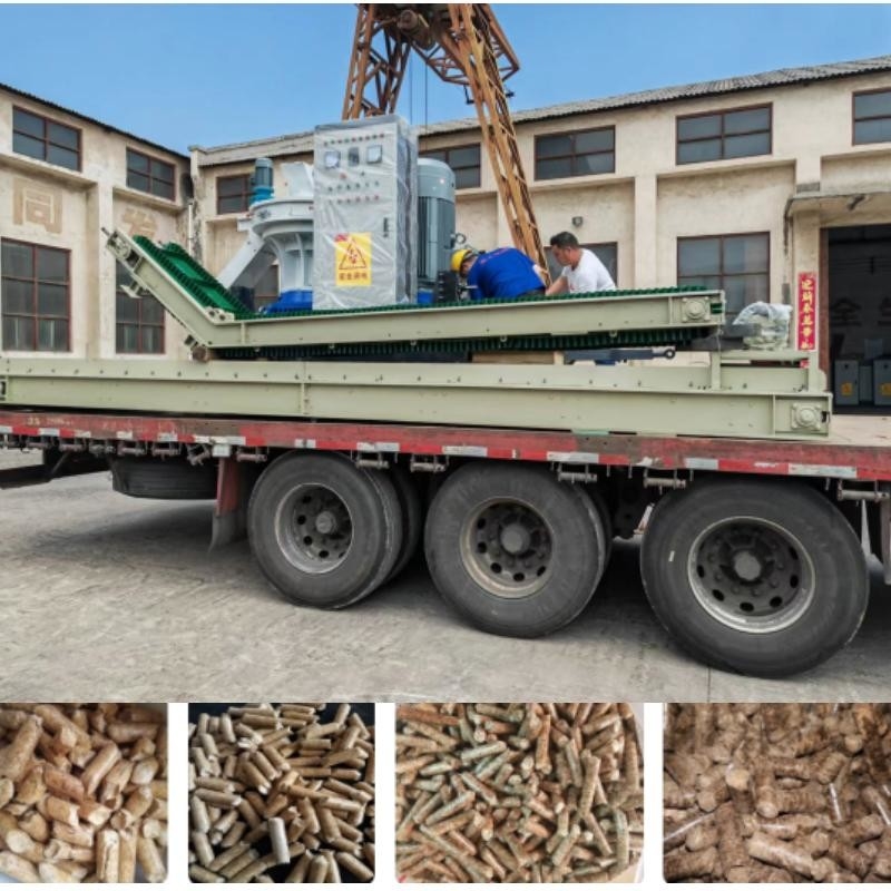 Dây chuyền sản xuất viên sinh khối CE Máy nghiền viên sinh khối bằng gỗ lớn