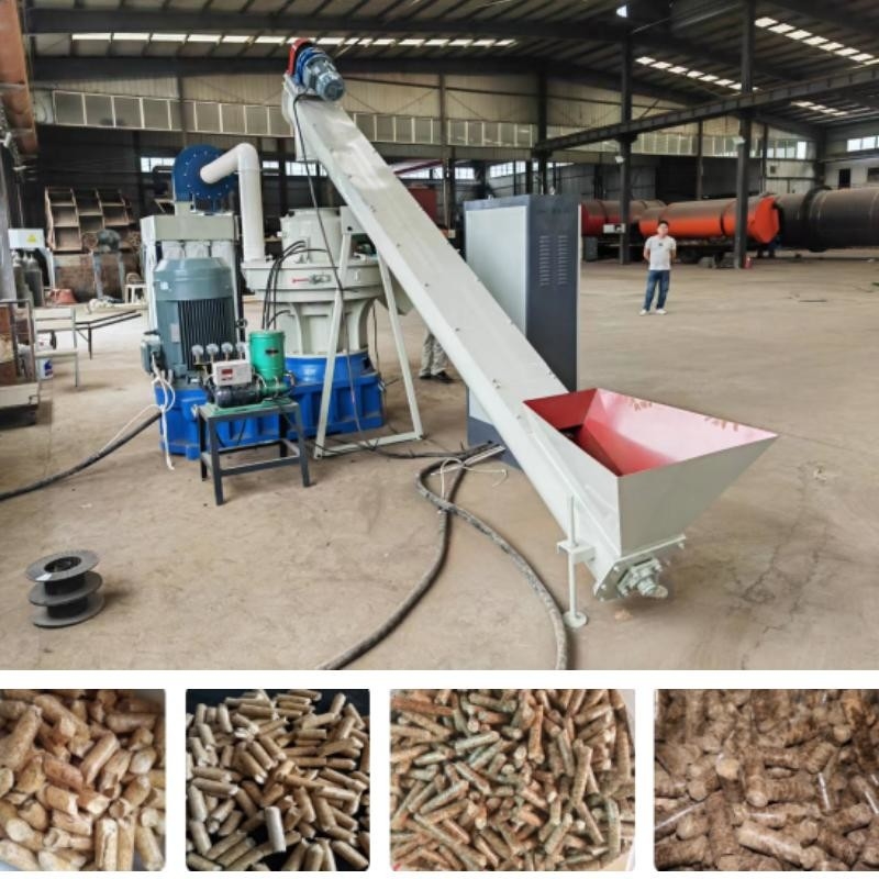 Dây chuyền sản xuất viên sinh khối CE Máy nghiền viên sinh khối bằng gỗ lớn