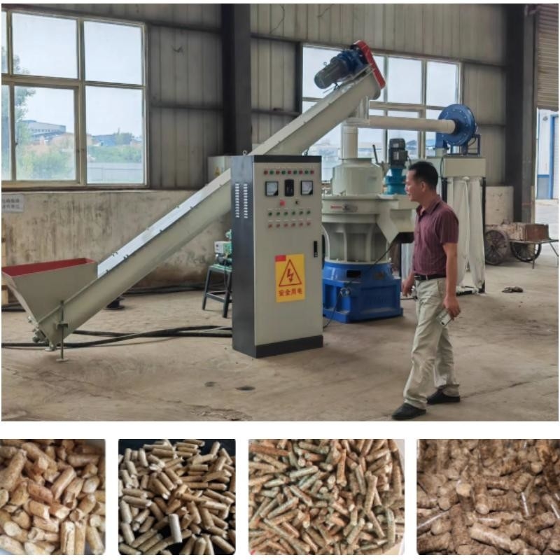 Dây chuyền sản xuất viên sinh khối CE Máy nghiền viên sinh khối bằng gỗ lớn
