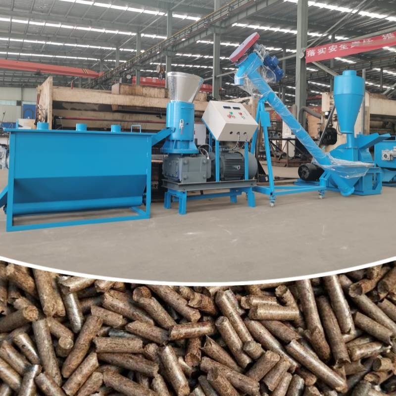 Nhà máy chế biến viên gỗ nhỏ 400-600kg/H Nhà máy sản xuất viên gỗ CE