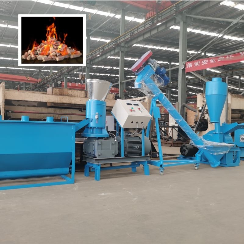 Nhà máy chế biến viên gỗ nhỏ 400-600kg/H Nhà máy sản xuất viên gỗ CE