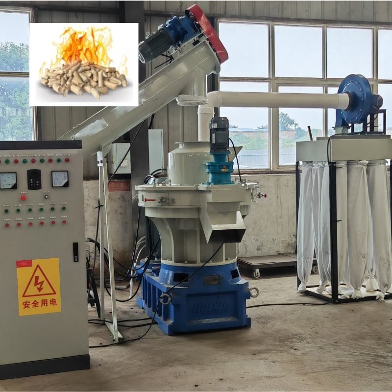 Dây chuyền sản xuất viên gỗ 4-12mm Máy sản xuất viên sinh khối 2-20t/H