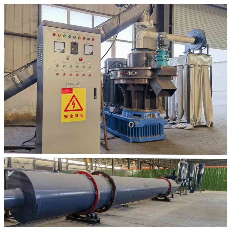 Máy tạo viên mùn cưa 1,5-2t / H Máy tạo viên vòng sinh khối dọc