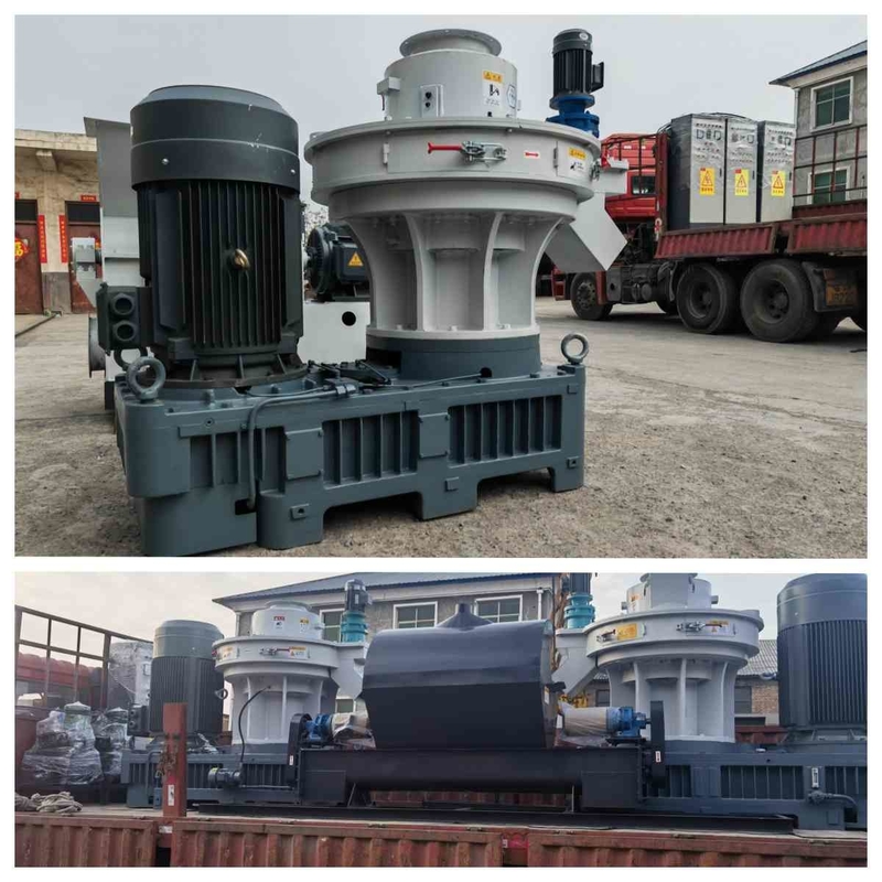 Máy tạo viên mùn cưa 1,5-2t / H Máy tạo viên vòng sinh khối dọc
