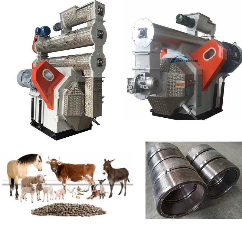 Dòng sản xuất hạt thức ăn hiệu quả cao Clean Crush Mix Granulate Cool Screen Pack