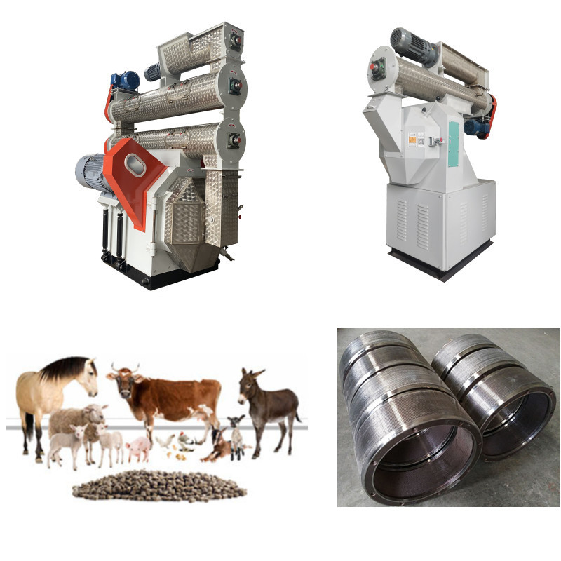 Dòng sản xuất hạt thức ăn hiệu quả cao Clean Crush Mix Granulate Cool Screen Pack