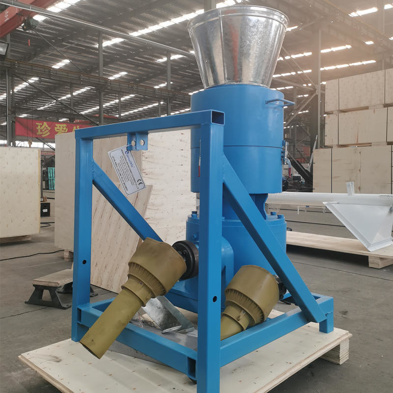 2/3 Con lăn Máy nghiền viên gỗ PTO Động cơ Diesel 80dB Tiếng ồn Máy ép viên PTO