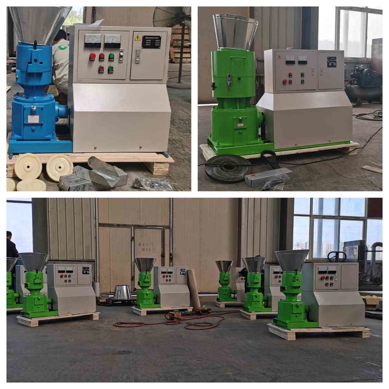 Máy nghiền thức ăn viên 11kw 15kw 22kw 300kg/H 500kg/H 800kg/H Máy sản xuất viên thức ăn cho gà