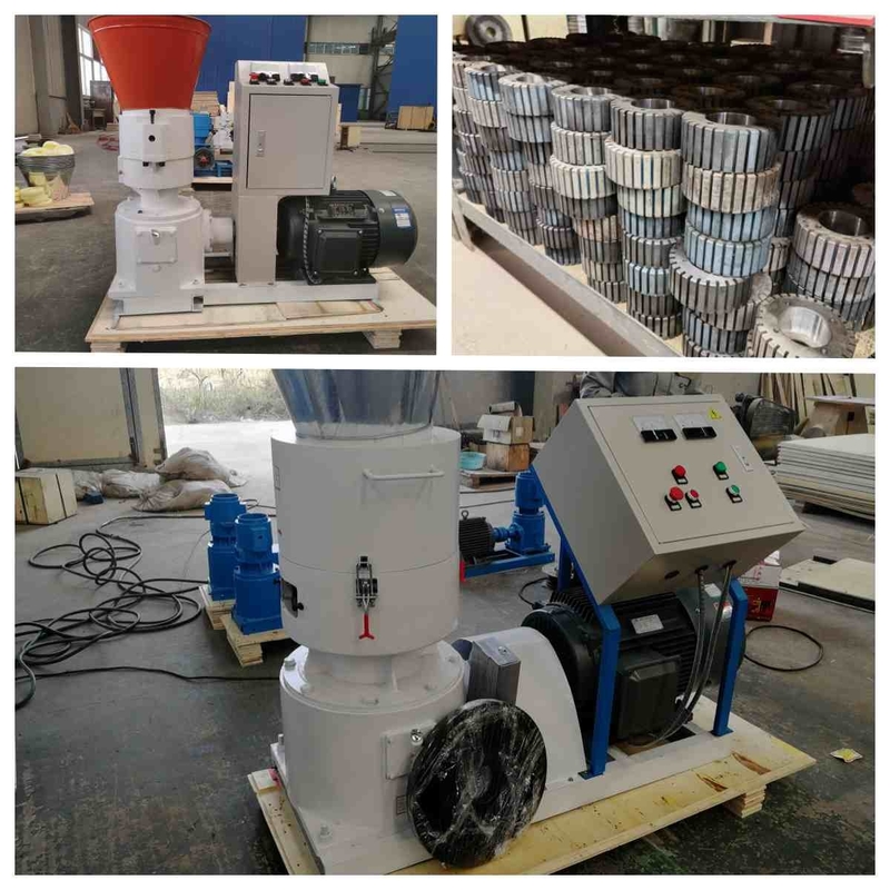 Máy nghiền thức ăn viên 11kw 15kw 22kw 300kg/H 500kg/H 800kg/H Máy sản xuất viên thức ăn cho gà