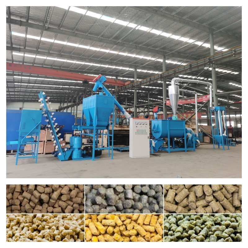 Máy làm viên thức ăn gia cầm 500-800kg/H Dây chuyền sản xuất thức ăn chăn nuôi 7,5-30kw