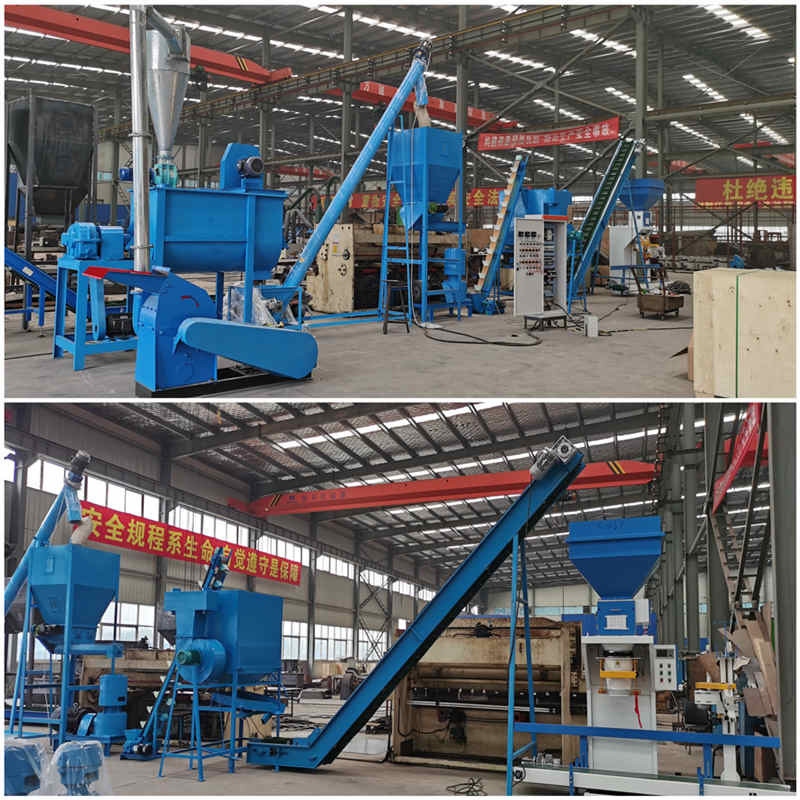 Dây chuyền sản xuất thức ăn cho gà 2ton/H CE Máy làm viên thức ăn gia cầm