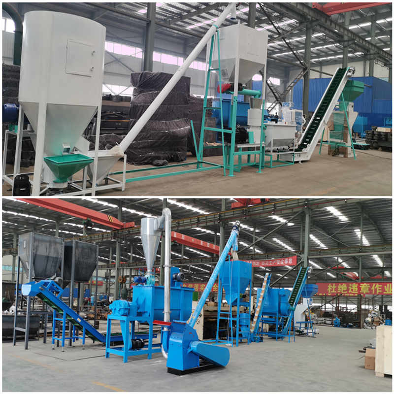 Dây chuyền sản xuất thức ăn cho gà 2ton/H CE Máy làm viên thức ăn gia cầm