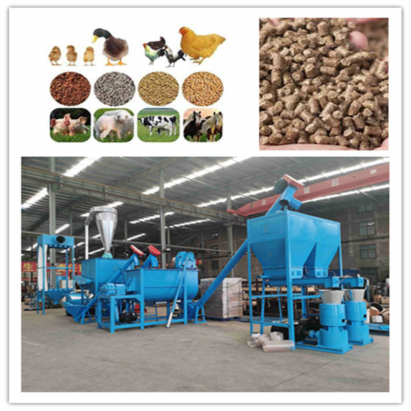 0.5-30 tấn / giờ dây chuyền sản xuất hạt thức ăn động vật với nhà máy hạt đệm vòng