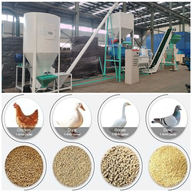 Máy chế biến thức ăn chăn nuôi Ring Die 0,5-30 tấn / H Máy nghiền viên cỏ linh lăng