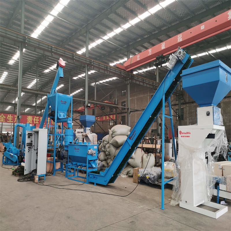 Dòng sản xuất hạt gỗ 500-1000kg/h / Dòng sản xuất hạt sinh khối 87KW