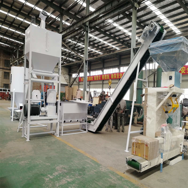 Dòng sản xuất hạt gỗ 500-1000kg/h / Dòng sản xuất hạt sinh khối 118KW