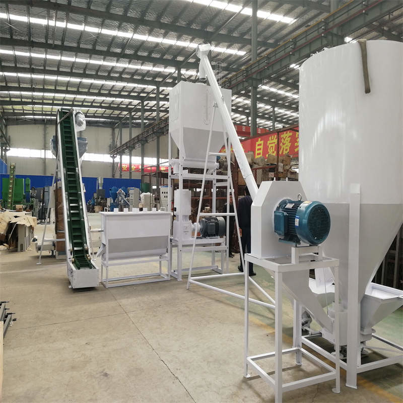 Dòng sản xuất hạt gỗ 500-1000kg/h / Dòng sản xuất hạt sinh khối 118KW