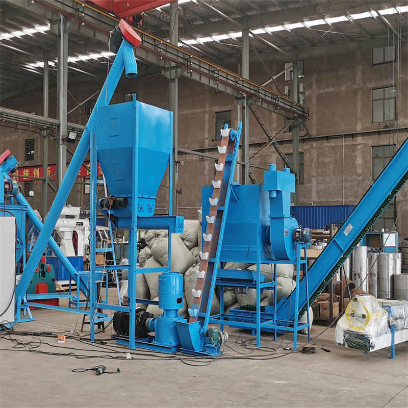 SGS dây chuyền sản xuất hạt thức ăn động vật 500-1000kg/h 17*5*5,5m