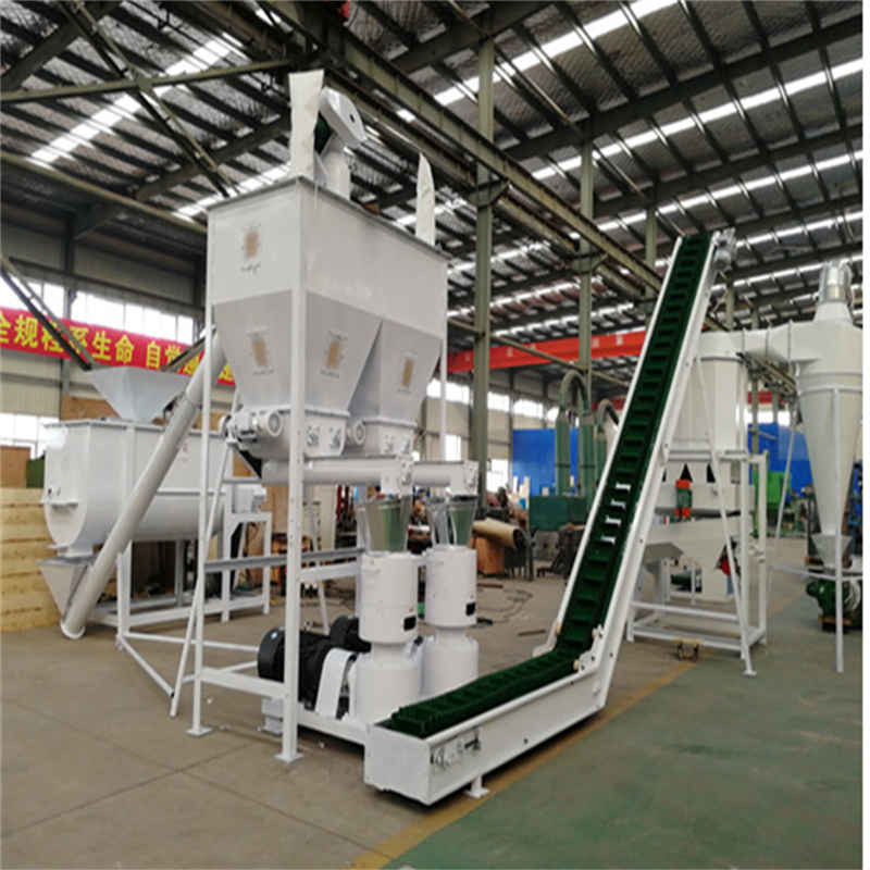 SGS dây chuyền sản xuất hạt thức ăn động vật 500-1000kg/h 17*5*5,5m